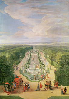 Perspective View of the Grove from the Galerie des Antiques at Versailles, 1688 Perspective View of the Grove from the Galerie des Antiques at Versailles, 1688