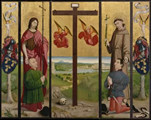 Historic Centre of Avignon: Papal Palace, Episcopal Ensemble and Avignon Bridge Gallery: The Perussis Altarpiece, 1480 (oil and gold on wood)