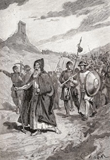 Peter the Hermit leading the First Crusade