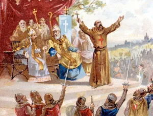 Peter the Hermit preaching the Crusade (1095 - 1099) Peter the Hermit preaching the Crusade (1095 - 1099)