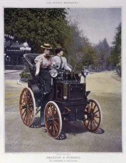 The Petroleum Phaeton, type 1896 - in ' Modern Sports', 1898 The Petroleum Phaeton, type 1896 - in ' Modern Sports', 1898