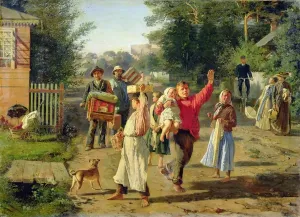 Petrushka is coming, 1888 (oil on canvas) Petrushka is coming, 1888 (oil on canvas)