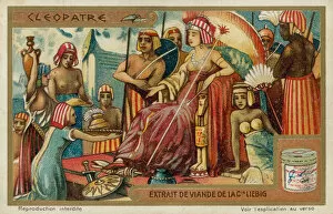 Pharaoh Cleopatra VII, Queen of the Nile (chromolitho)