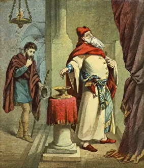 Tax Collector Gallery: The Pharisee and the Publican (chromolitho)
