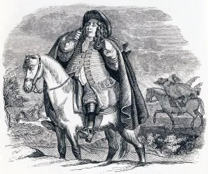 Phebus & Boree - Fables by La Fontaine, 19th century (engraving) Phebus & Boree - Fables by La Fontaine, 19th century (engraving)