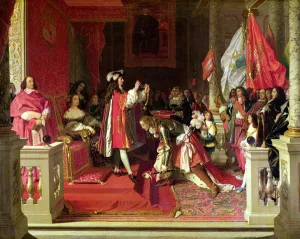 Philip V of Spain making Marshal James Fitzjames, Duke of Berwick, a Cavalier of Philip V of Spain making Marshal James Fitzjames, Duke of Berwick, a Cavalier of