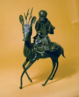 The philosopher Lao-Tseu or Laozi, (-570/-490). Ming Sculpture. Chiossone Museum, Genoa The philosopher Lao-Tseu or Laozi, (-570/-490). Ming Sculpture. Chiossone Museum, Genoa