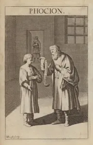 Phocion, Athenian statesman and general (engraving) Phocion, Athenian statesman and general (engraving)