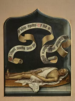 A Phylactery and the Body of a Canon (oil on panel) (see 231774 for recto)