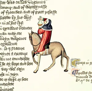 The Physician, detail from The Canterbury Tales, by Geoffrey Chaucer (c The Physician, detail from The Canterbury Tales, by Geoffrey Chaucer (c
