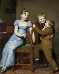 Piano Practice Interrupted, 1813 (oil on canvas) Piano Practice Interrupted, 1813 (oil on canvas)