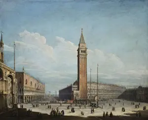 The Piazza San Marco and the Piazzetta, Venice, looking South-West, 1741 (oil on canvas) The Piazza San Marco and the Piazzetta, Venice, looking South-West, 1741 (oil on canvas)