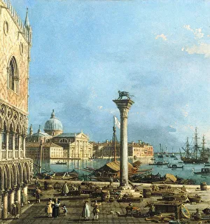 The Piazzetta, Venice, with the Bacino di S. Marco and the Isola di S The Piazzetta, Venice, with the Bacino di S. Marco and the Isola di S