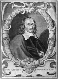 Pierre Corneille (1606-84) 1643 (engraving) (b/w photo) Pierre Corneille (1606-84) 1643 (engraving) (b/w photo)