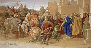 Piety: The Knights of the Round Table about to Depart in Quest of the Holy Grail Piety: The Knights of the Round Table about to Depart in Quest of the Holy Grail
