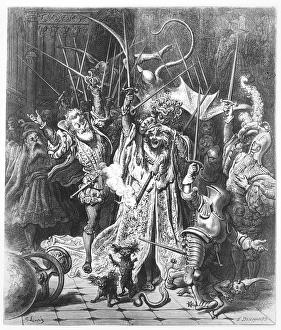The Pinochle Player, illustration from Gargantua and Pantagruel, by Francois Rabelais The Pinochle Player, illustration from Gargantua and Pantagruel, by Francois Rabelais