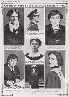 Pioneers in the growth in employment for women in Britain (b/w photo) Pioneers in the growth in employment for women in Britain (b/w photo)
