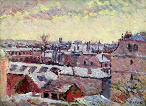 The Place Dauphine seen from the Louvre, 1904 (panel)