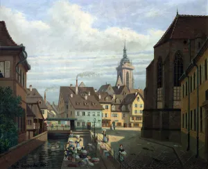 Place des Dominicains, Colmar, 1876 (oil on canvas) Place des Dominicains, Colmar, 1876 (oil on canvas)