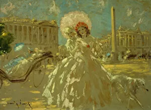 Place de la Concorde (oil on canvas)
