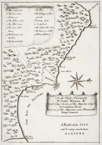 A Plan of the City and Country around about Algiers (litho) A Plan of the City and Country around about Algiers (litho)