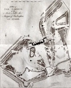 A Plan of the Gardens of the Most Noble Marquis of Buckingham at Stowe A Plan of the Gardens of the Most Noble Marquis of Buckingham at Stowe