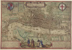 Plan of London from Civitates Orbis Terrarum, vol Plan of London from Civitates Orbis Terrarum, vol