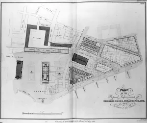 Plan of the Proposed Improvements at Charing Cross, St Plan of the Proposed Improvements at Charing Cross, St