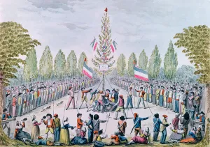 The Plantation of a Liberty Tree during the Revolution, c.1792 (w/c on paper) The Plantation of a Liberty Tree during the Revolution, c.1792 (w/c on paper)
