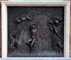 Plaque depicting Perseus rescuing Andromeda, 1545-55 (bronze) Plaque depicting Perseus rescuing Andromeda, 1545-55 (bronze)
