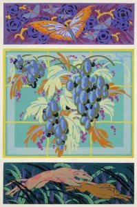 Plate 18 from Formes et couleurs, 1921 (pochoir print) Plate 18 from Formes et couleurs, 1921 (pochoir print)