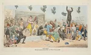 George Grenville Collection: Plate from The Satirist, pub. 1st march, 1808 (hand coloured engraving
