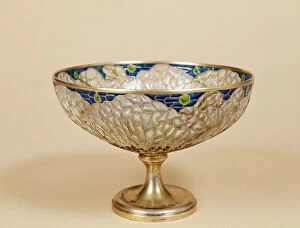 Images Dated 1st November 2012: Plique-a-jour cup, c. 1900 (silver-gilt & enamel)