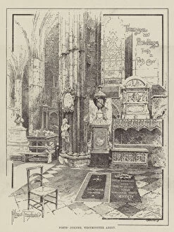 Poet's Corner, Westminster Abbey (engraving)