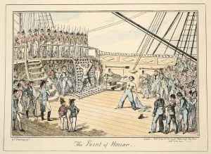 The Point of Honor, from Greenwich Hospital, a Series of Naval Sketches The Point of Honor, from Greenwich Hospital, a Series of Naval Sketches