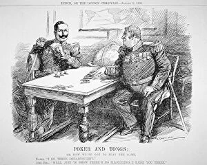 1914 1918 Wwi Ww One Gallery: Poker and Tongs, Punch cartoon concerning naval rivalry between Britain