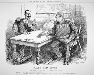 1914 1918 Wwi Ww One Gallery: Poker and Tongs, Punch cartoon concerning naval rivalry between Britain