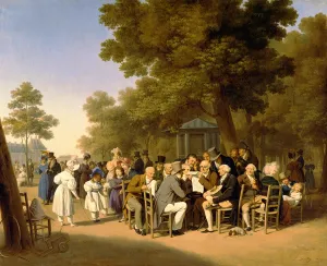 Politicians in the Tuileries Gardens, 1832 (oil on canvas) Politicians in the Tuileries Gardens, 1832 (oil on canvas)