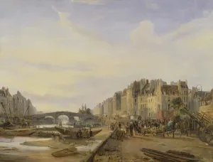 Pont Marie and the Quai Saint-Paul (oil on canvas) Pont Marie and the Quai Saint-Paul (oil on canvas)