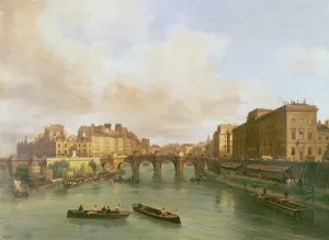 The Pont Neuf, Ile de la Cite, Paris Mint and Conti Quay, 1832 (oil on canvas) The Pont Neuf, Ile de la Cite, Paris Mint and Conti Quay, 1832 (oil on canvas)
