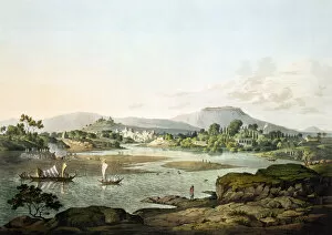 Poona Gallery: Poonah, plate XIII, engraved by Daniel Havell (1785-1826) 1809 (engraving)