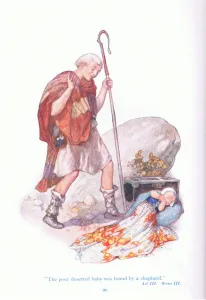 The poor deserted baby was found by a shepherd (The Winter's Tale) The poor deserted baby was found by a shepherd (The Winter's Tale)