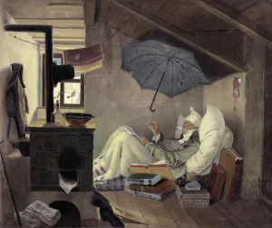Impoverished Gallery: The Poor Poet, 1839 (oil on canvas)