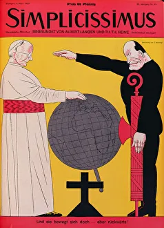 Pope Pius XI (1857-1939) and Mussolini (1883-1945) at the time of the 1929 Lateran Treaty Pope Pius XI (1857-1939) and Mussolini (1883-1945) at the time of the 1929 Lateran Treaty