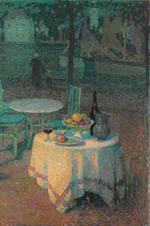 Drinking Utensil Gallery: Port Cafe; Le Cafe du Port, 1923 (oil on canvas)