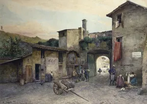 Port Cavalry (Porta Cavalleggeri) in Rome from the series Roma sparita (Disappeared Rome) Port Cavalry (Porta Cavalleggeri) in Rome from the series Roma sparita (Disappeared Rome)