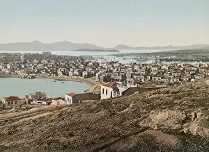 Photomechanical Gallery: Port of Piraeus, 1905 (photomechanical print)