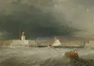 Port on a Stormy Day, 1835 (oil on canvas) Port on a Stormy Day, 1835 (oil on canvas)