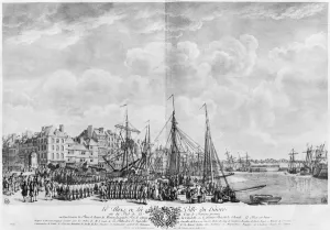 Port and Town of Le Havre, seen from the tower of Francois I, series of Les Port and Town of Le Havre, seen from the tower of Francois I, series of Les