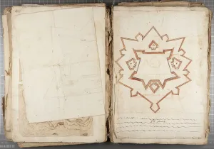 Portfolio of drawings by Mutio Oddi of Urbino and others - Po Fume, c Portfolio of drawings by Mutio Oddi of Urbino and others - Po Fume, c